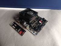Conjunto MotherBoard, i7, RAM e Dissipador