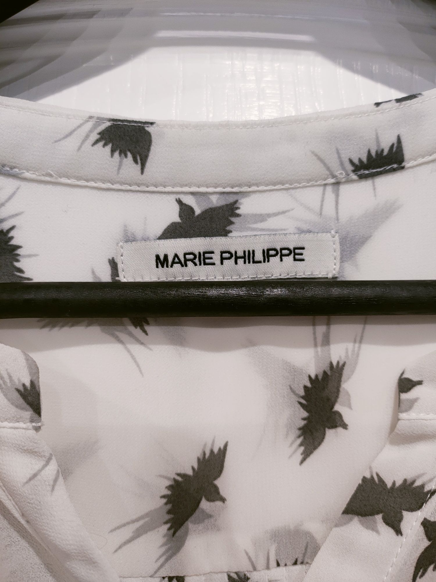 Elegancka bluzka z przedłużonym tyłem r.38 Marie Philippe