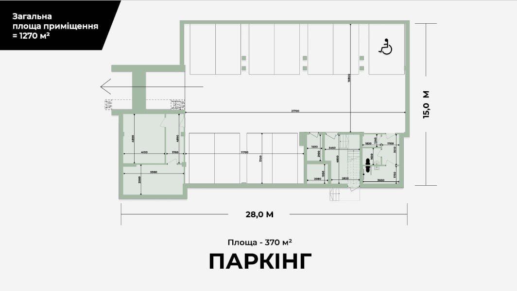 Продаж комерційного приміщення по вулиці Боднарська 12 (1270 м.кв.)