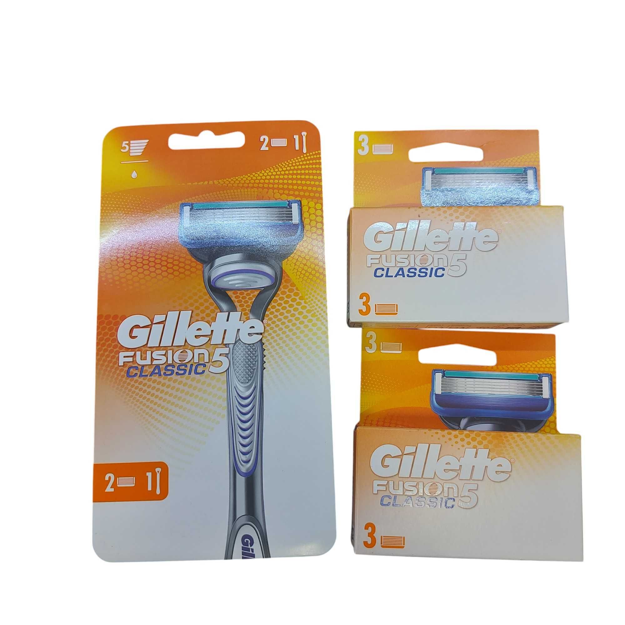 Maszynka Gillette FUSION CLASSIC 5 2+1 / 2 x 3 ostrza