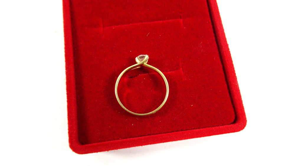 Słodki ZŁOTY PIERŚCIONEK 585 R10 Loombard Lubawa Lombard