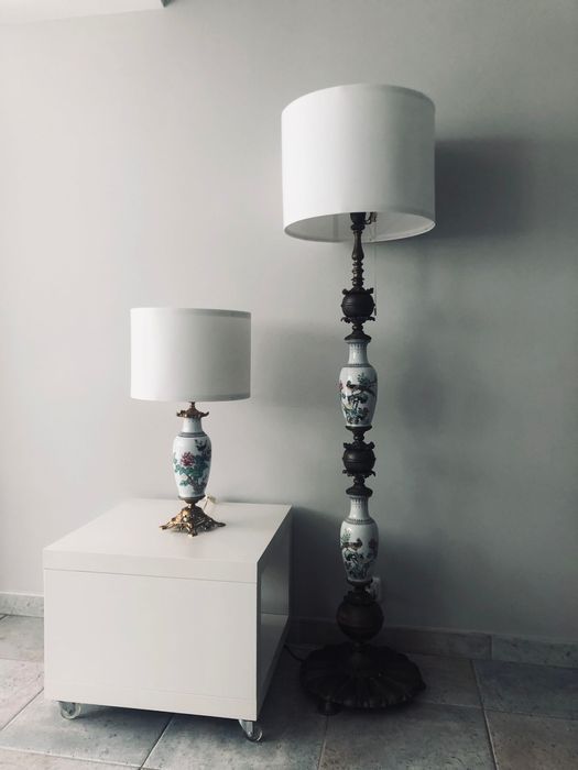 lampy, komplet, lata 80-te