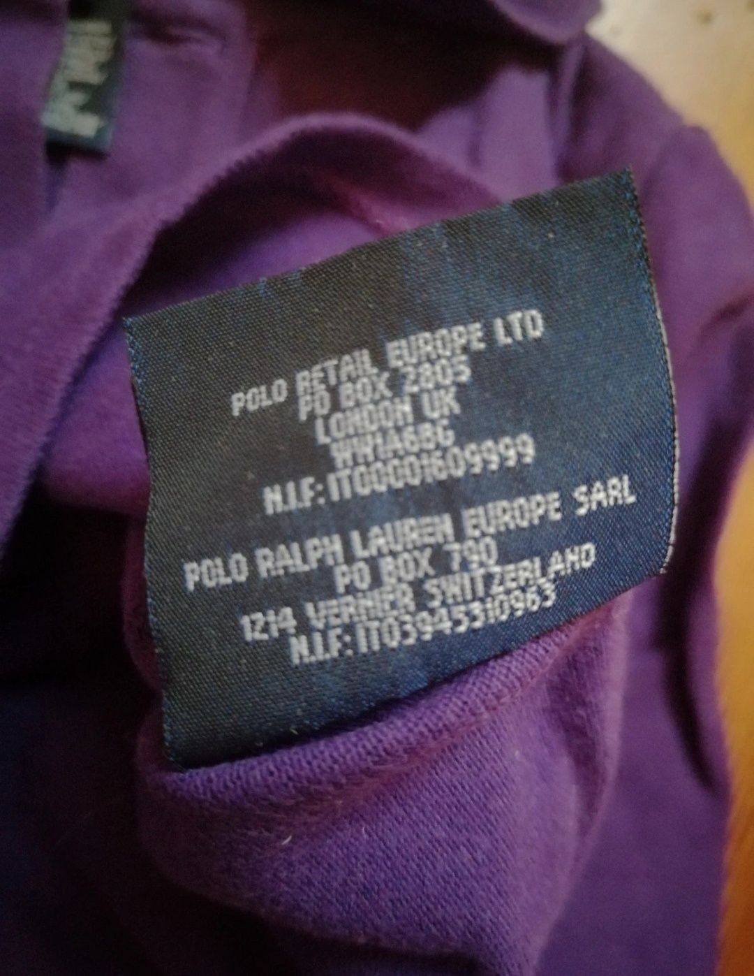 Bluzka z długim rękawem polo 12m 80cm Ralph Lauren z kołnierzykiem
