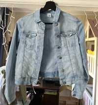 Джинсова курточка H&M та джинси скіні для дівчинки 10-11 рочків