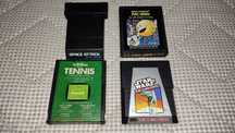 Conjunto de 4 jogos originais Atari 2600