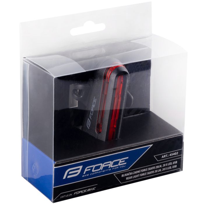 Lampka Rowerowa Tylna Inteligentna Force Skato 20Lm