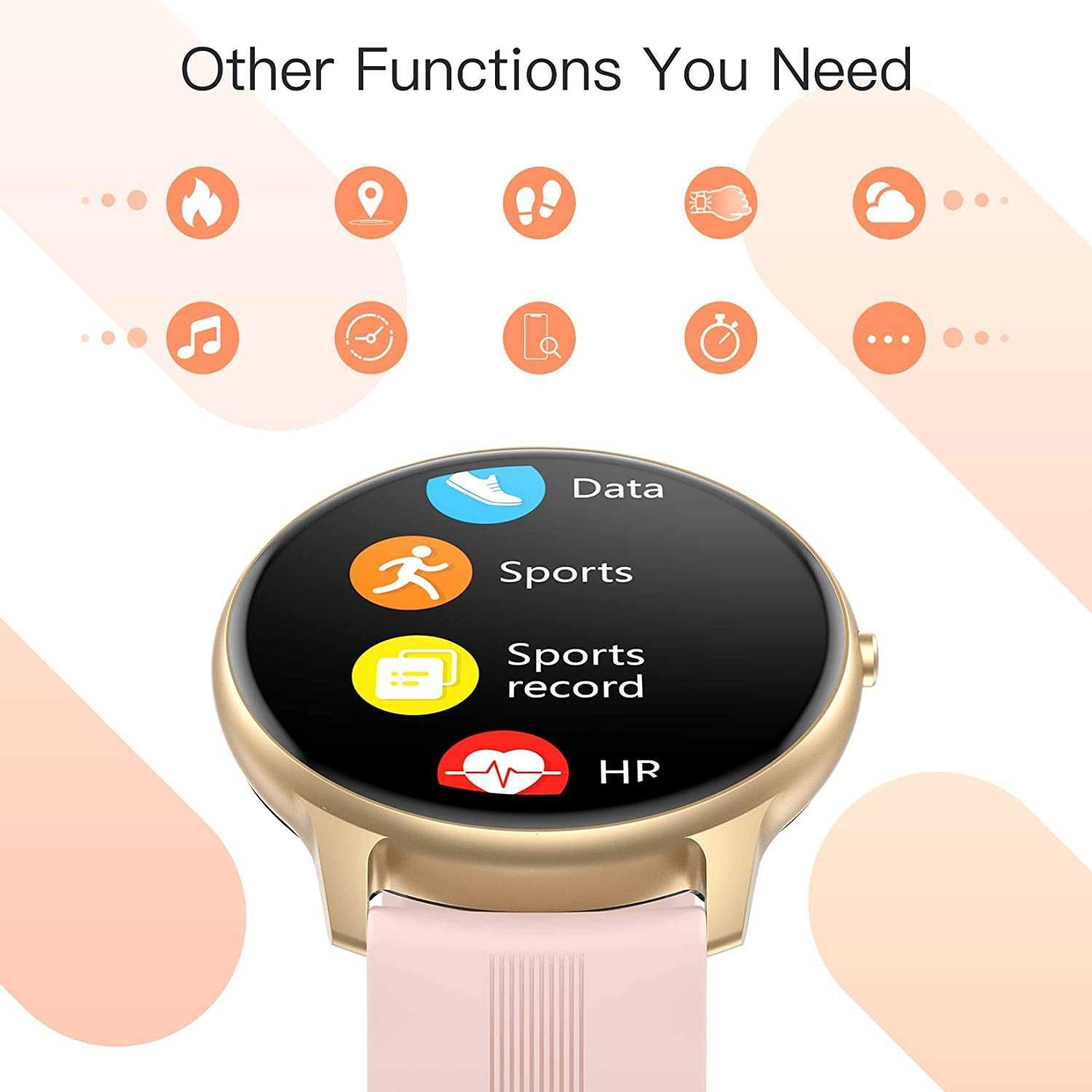 Smart Watch AGPTEK Android and iOS