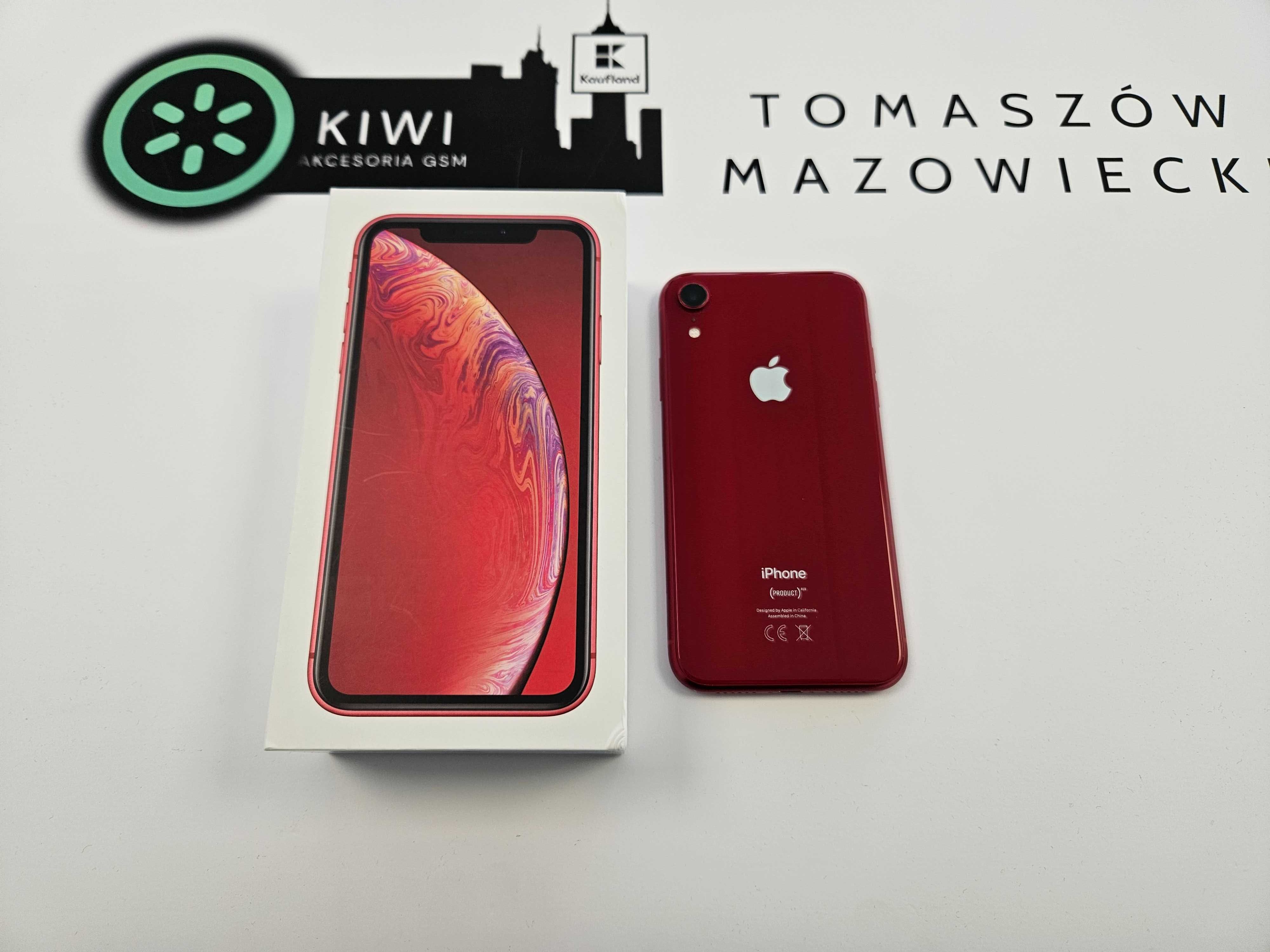 IPHONE XR 64GB RED 82% Sklep Tomaszów Maz. cena:599zł