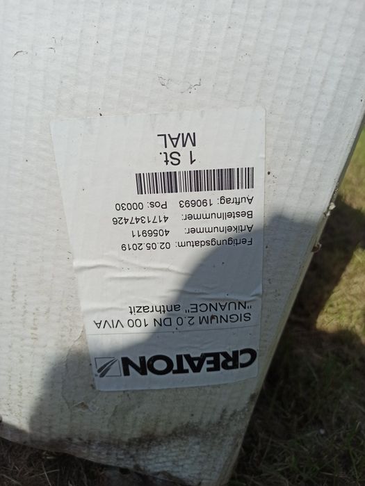 Kominek wentylacyjny creatin nuance anthrazit