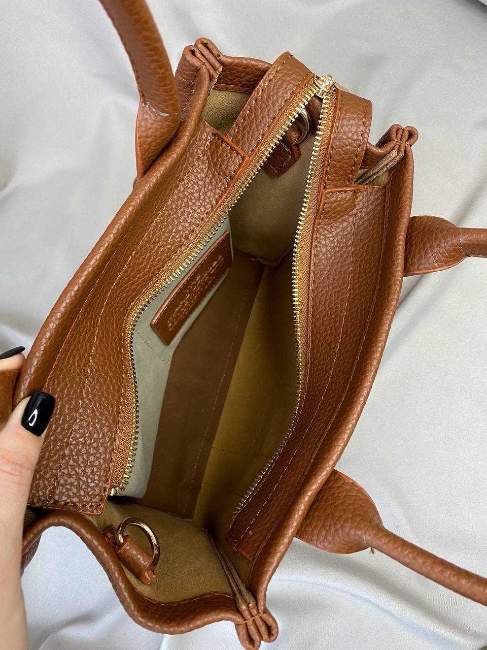 Torba damska shopper MJ Tote Bag Mini Brown duza damska torebka