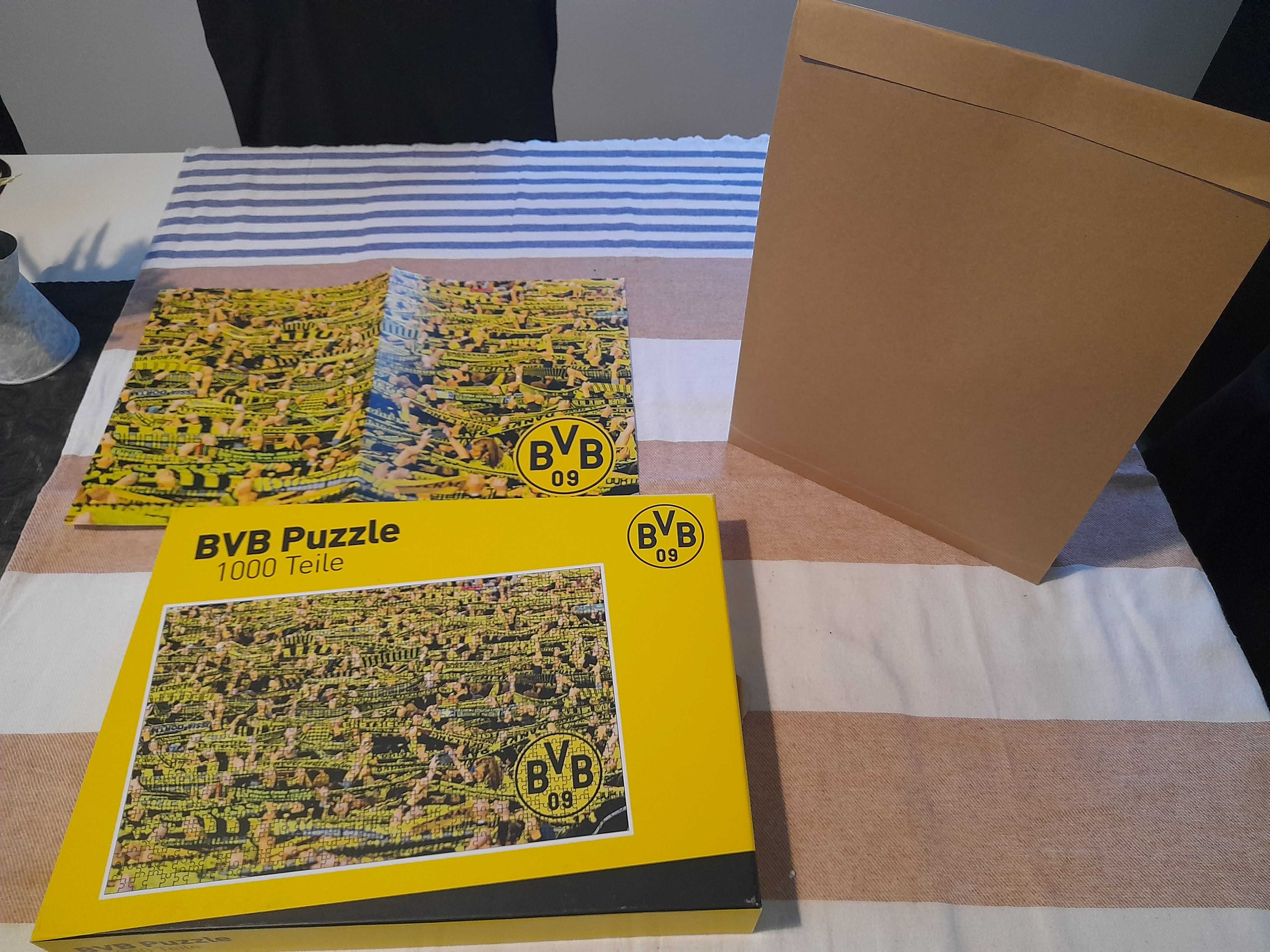 Puzzle BVB Borussia Dortmund Zestaw 1000 Elementów Fanowskie