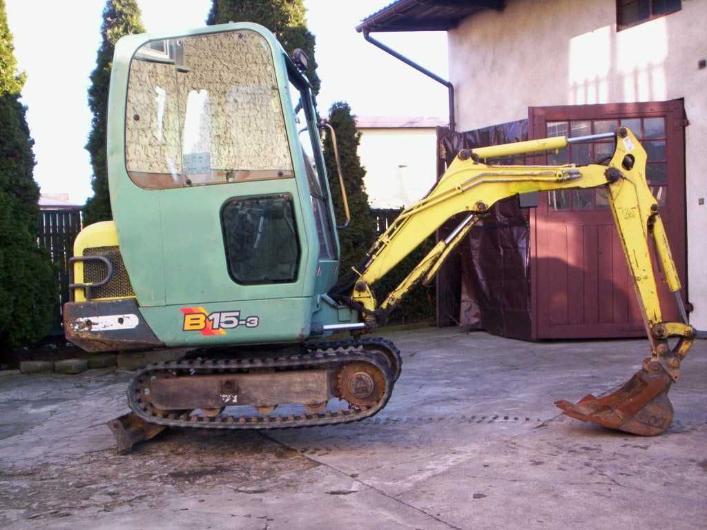 Minikoparka Yanmar B15 -3  - koparka jak JCB Kubota Cat Volvo