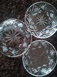 Nowe  kryształowe talerzyki