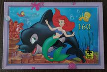 Puzzle Arielka Mała Syrenka 160 Trefl delfin Disney