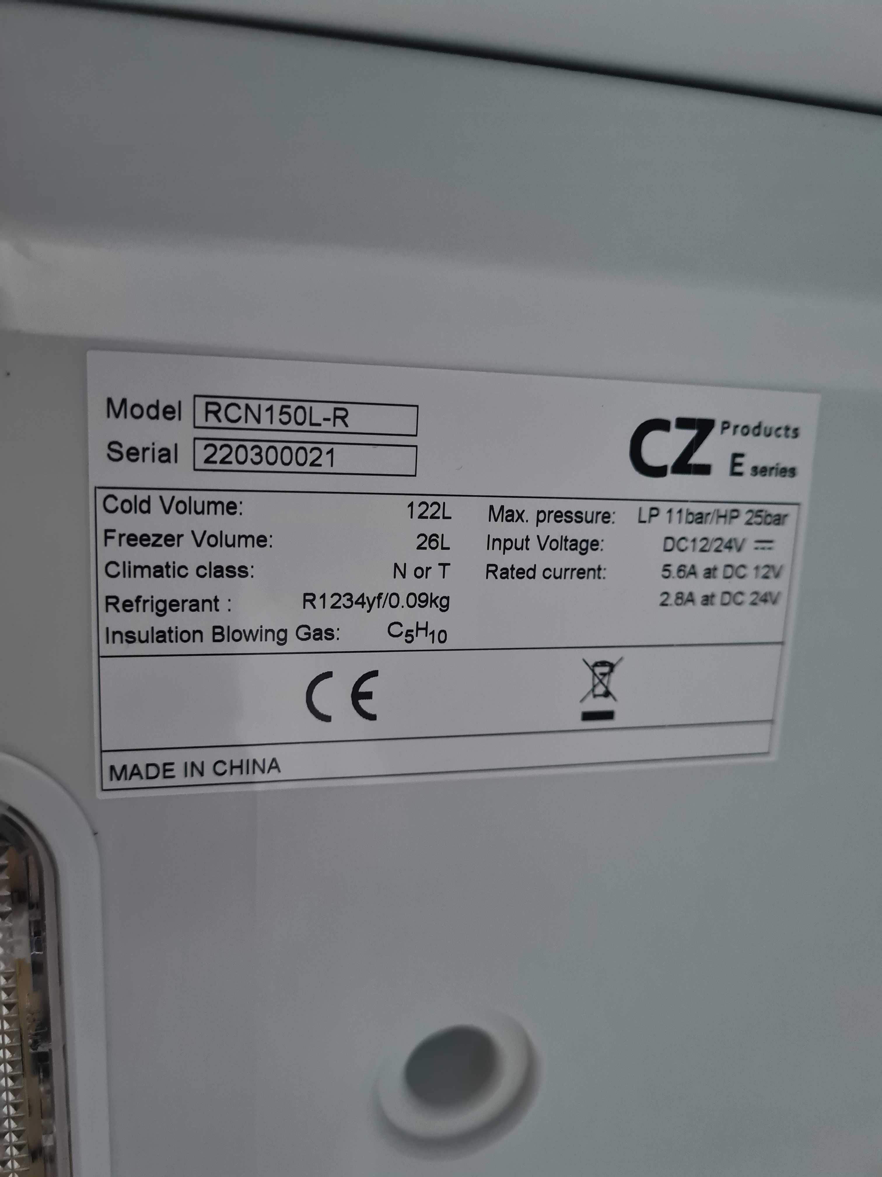 Frigorífico Autocaravana 12v/24v 148L