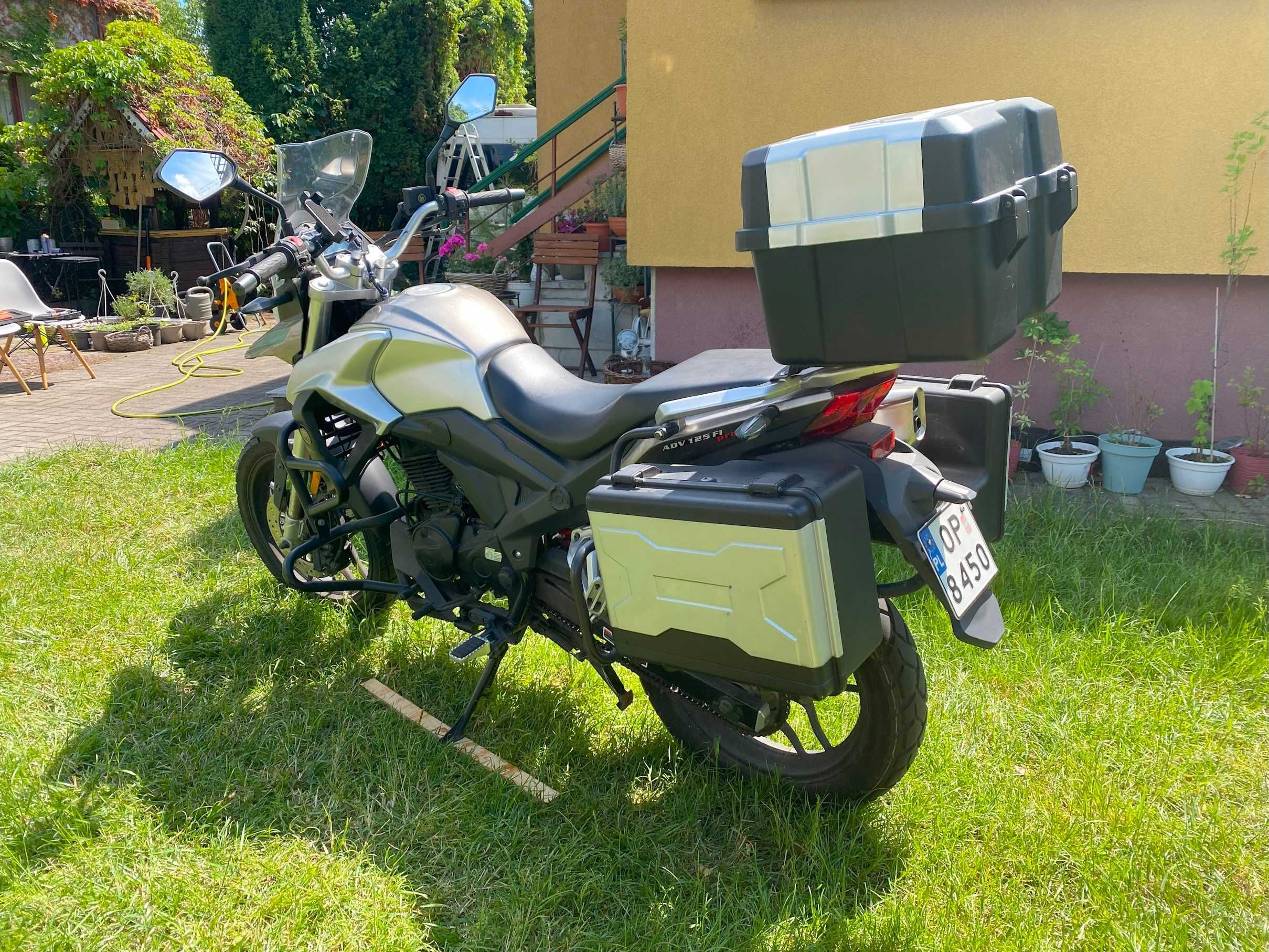 Motocykl Romet ADV 125 Fi Pro | kat. B | Kufry | Bardzo niski przebieg