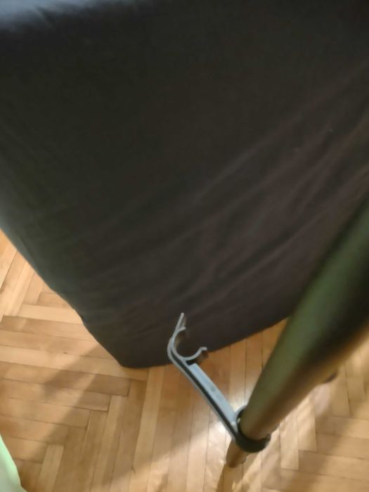 Łóżko polowe , solidne metalowe w idealnym stanie