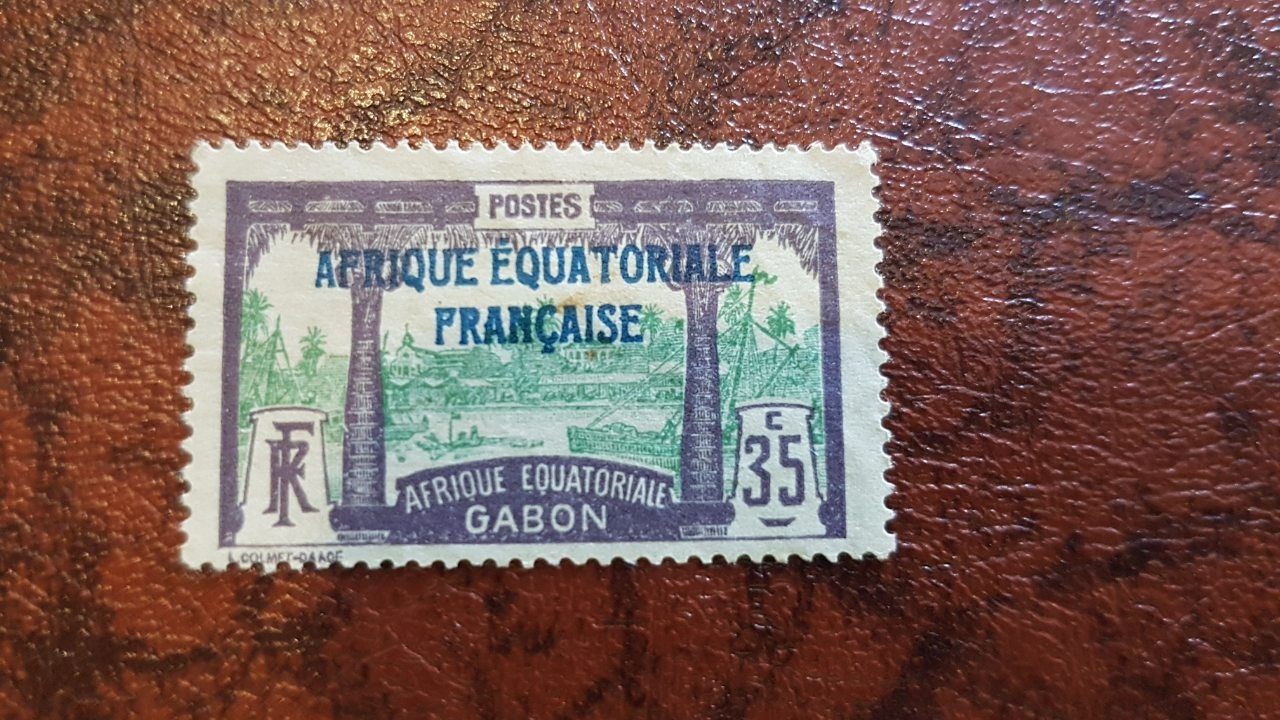 Selo África Equatorial Francesa 1910