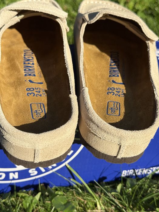Замшеві шльопанці   Мюлі клоги біркеншток birkenstock naples