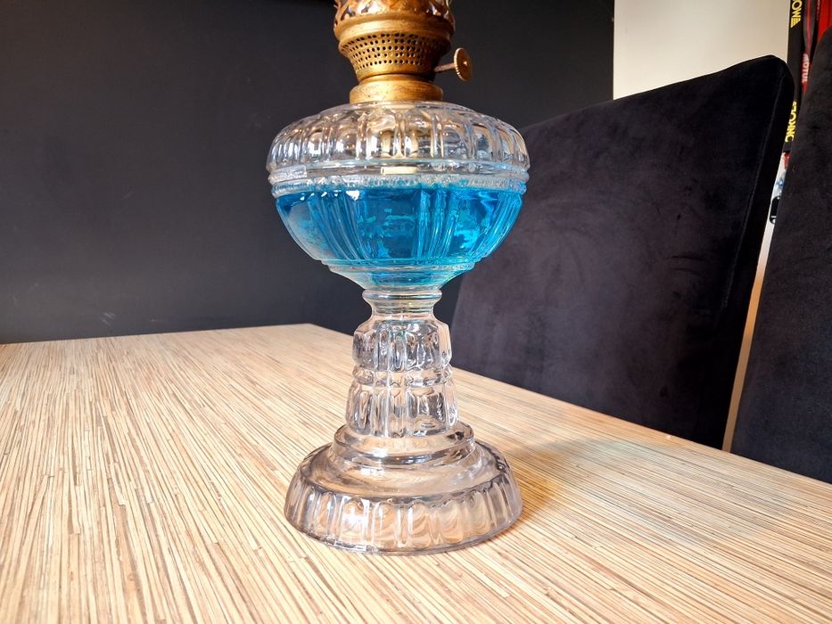 Piękna BREVETE L&B ponad 100-letnia lampa naftowa ! Belgia 1900 rok