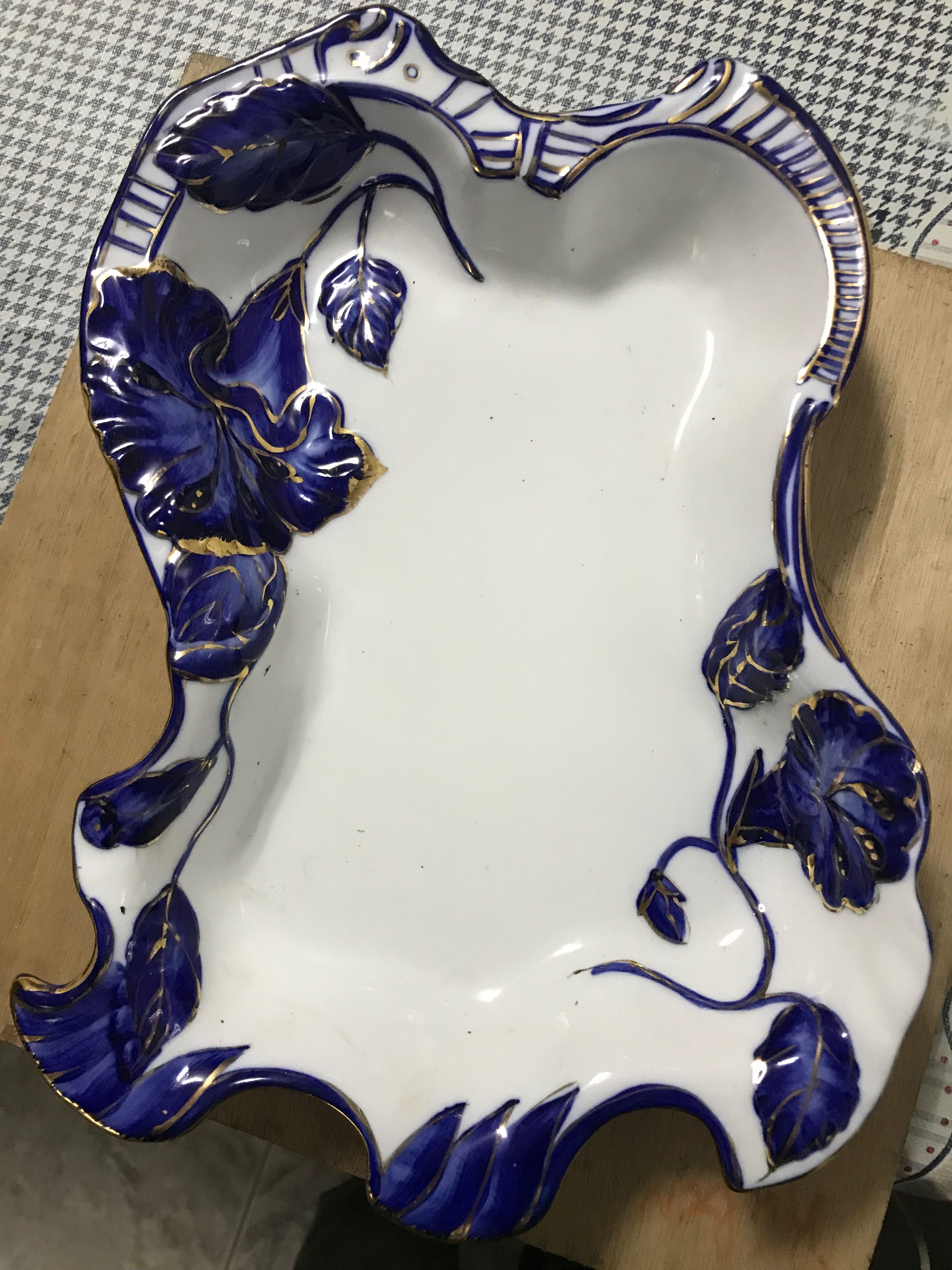 Peça decoração em cerâmica