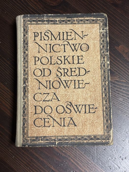 Piśmiennictwo Polskie od Średniowiecza do Oświecenia