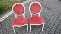 Dwa krzesła tapicerowane