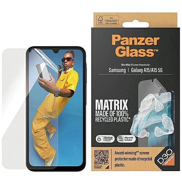 Szkło hartowane PanzerGlass Ultra-Wide Fit z D3O® na Samsung Galaxy A1