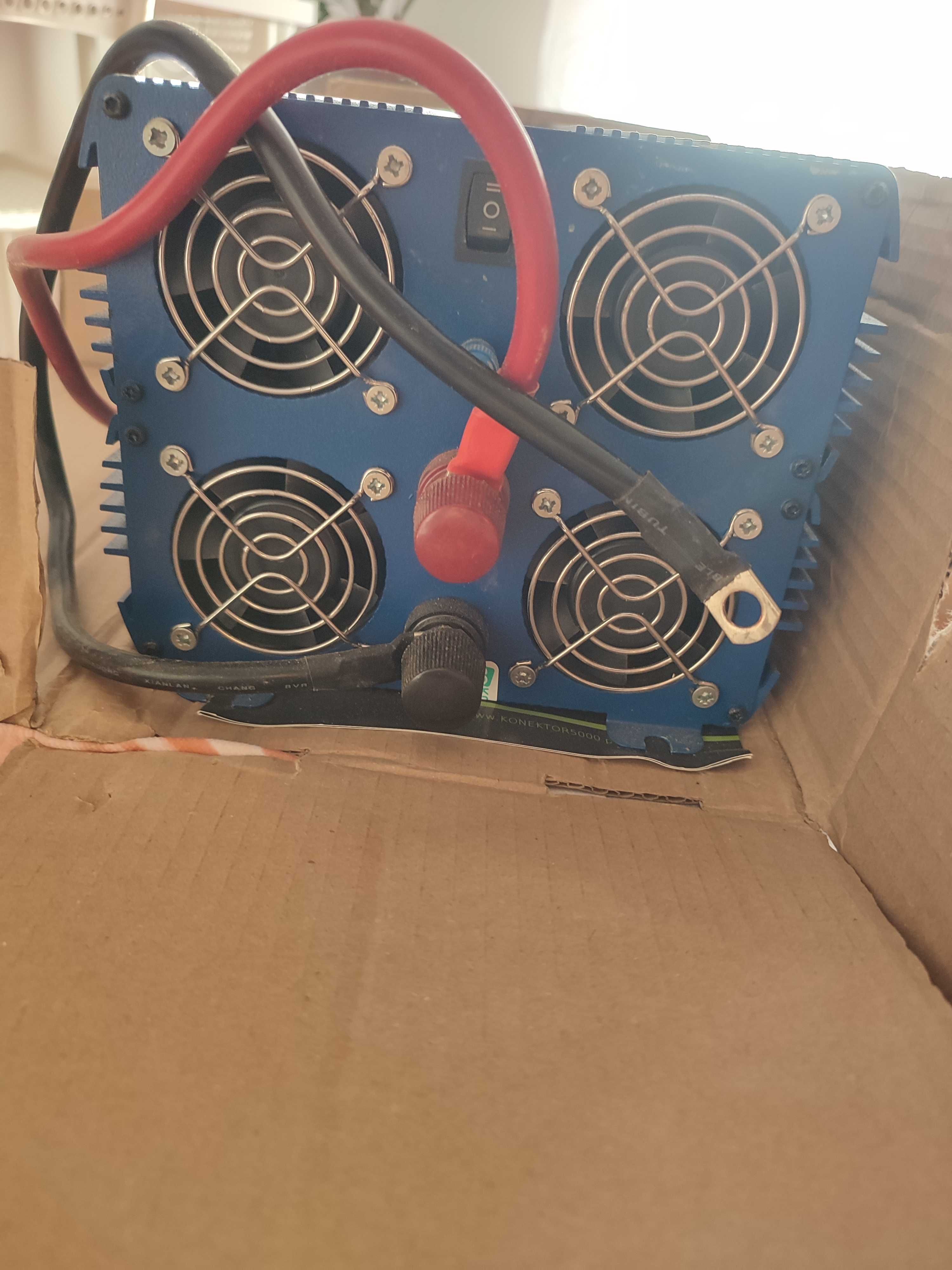 Przetwornica napięcia 24V / 230V czysty SINUS 2500/5000W