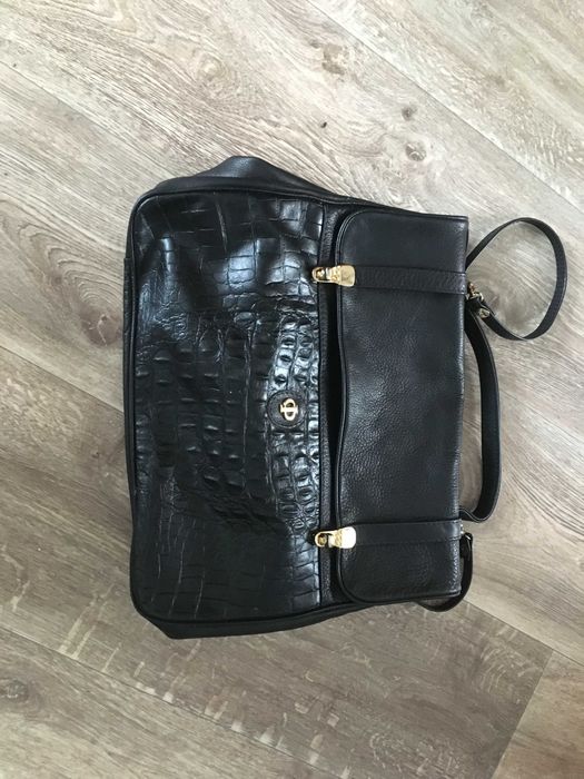 Сумка жіноча, портфель з натуральної шкіри.Фабрична, Італія.