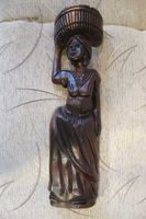 Figurka drewniana rzeźba Afryka kobieta 49 cm