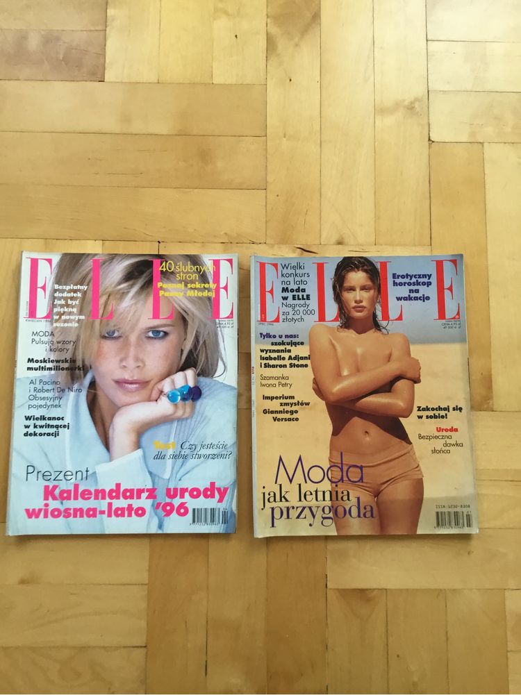 Magazyn Elle z 1996 roku, 2 sztuki