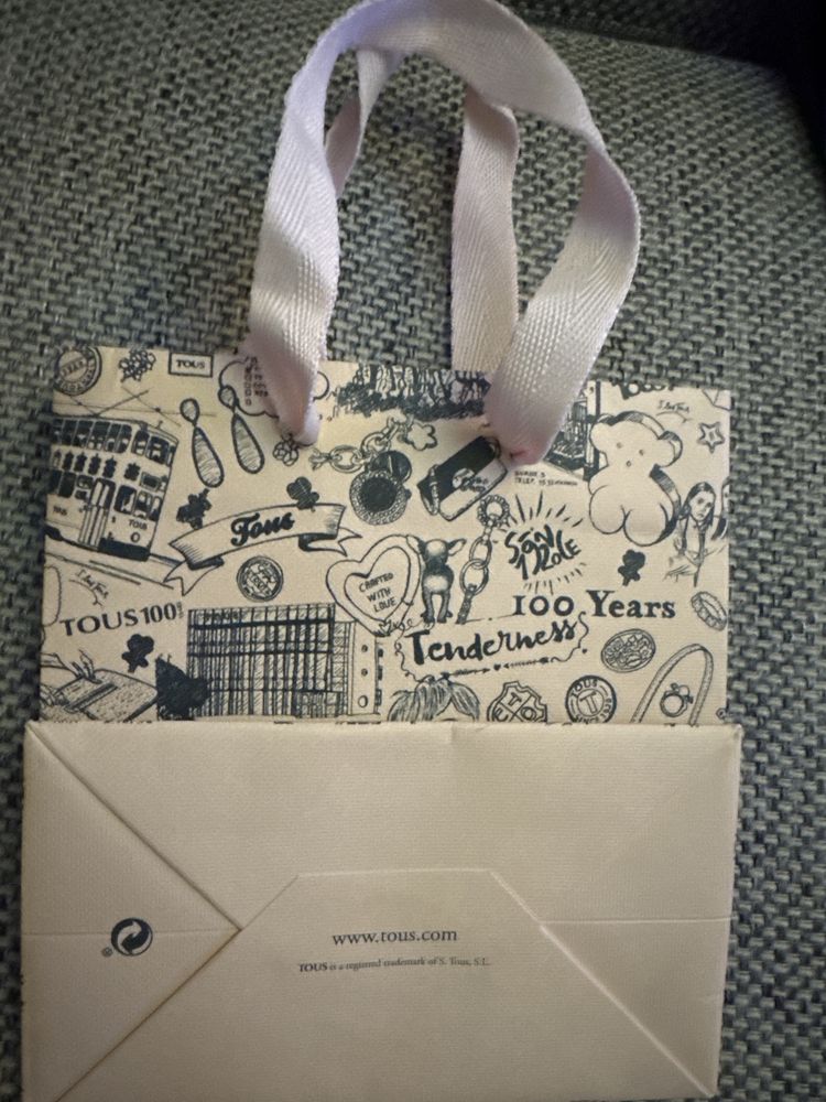 Tous mała torebka prezentowa 15/14 róź grafika