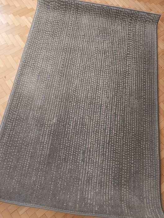 Dywan szary z białymi wzorami Hermes 117x170 cm