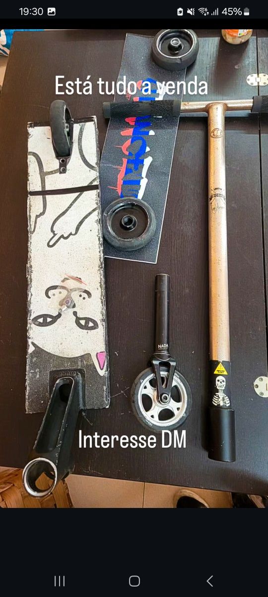 Vendo peças de scooter