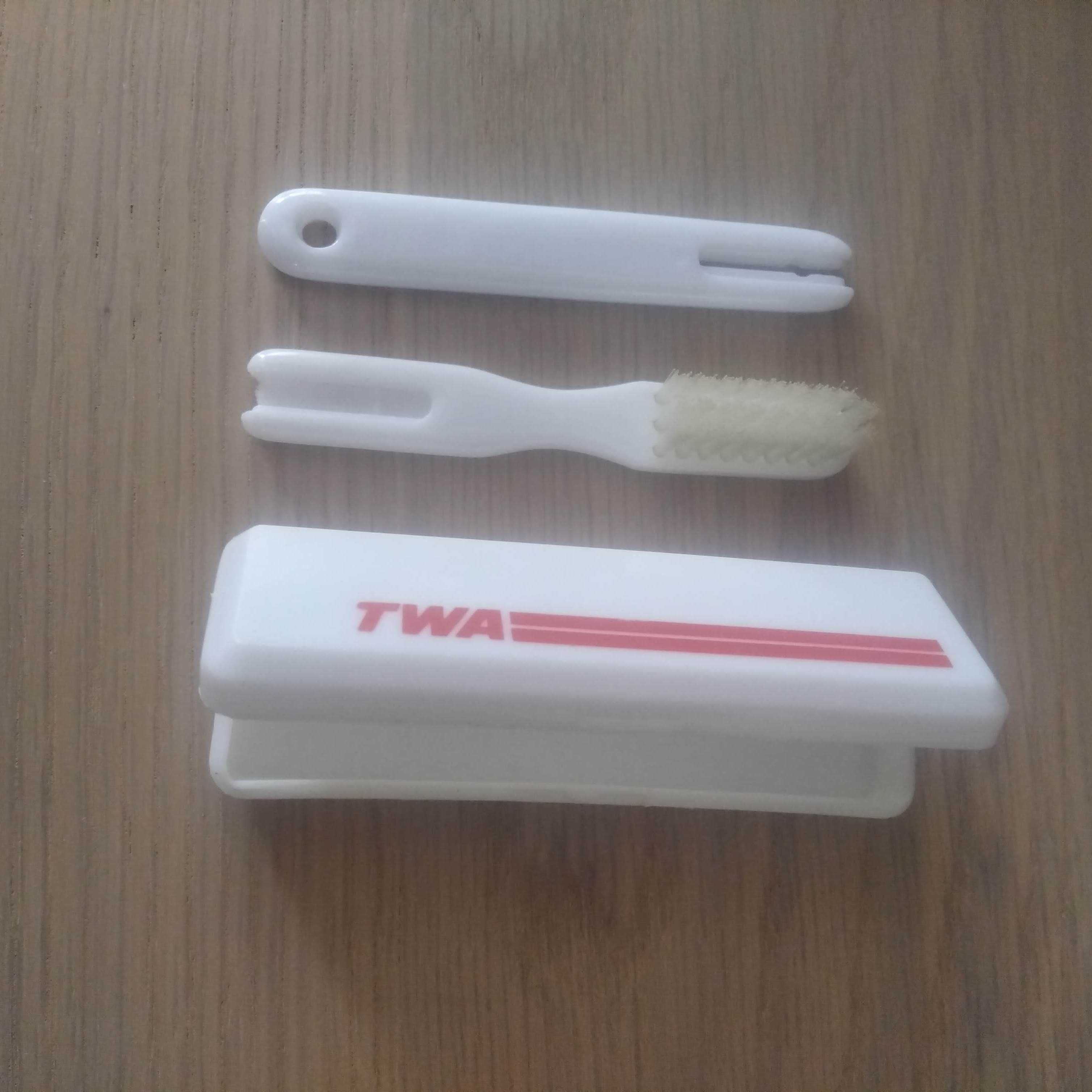 Caixa de escova de dentes completa, TWA VINTAGE