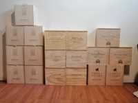 Caixas de vinho madeira pack / Tampas de madeira