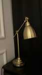 Lampa lampka biurowa zlota
