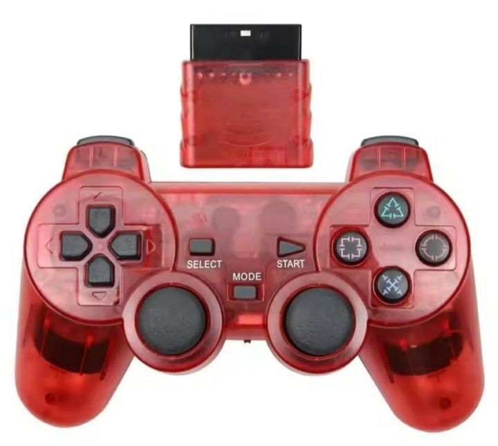 Pad PS2 Czerwony Bezprzewodowy Nowy GWARANCJA Wysyłka OLX