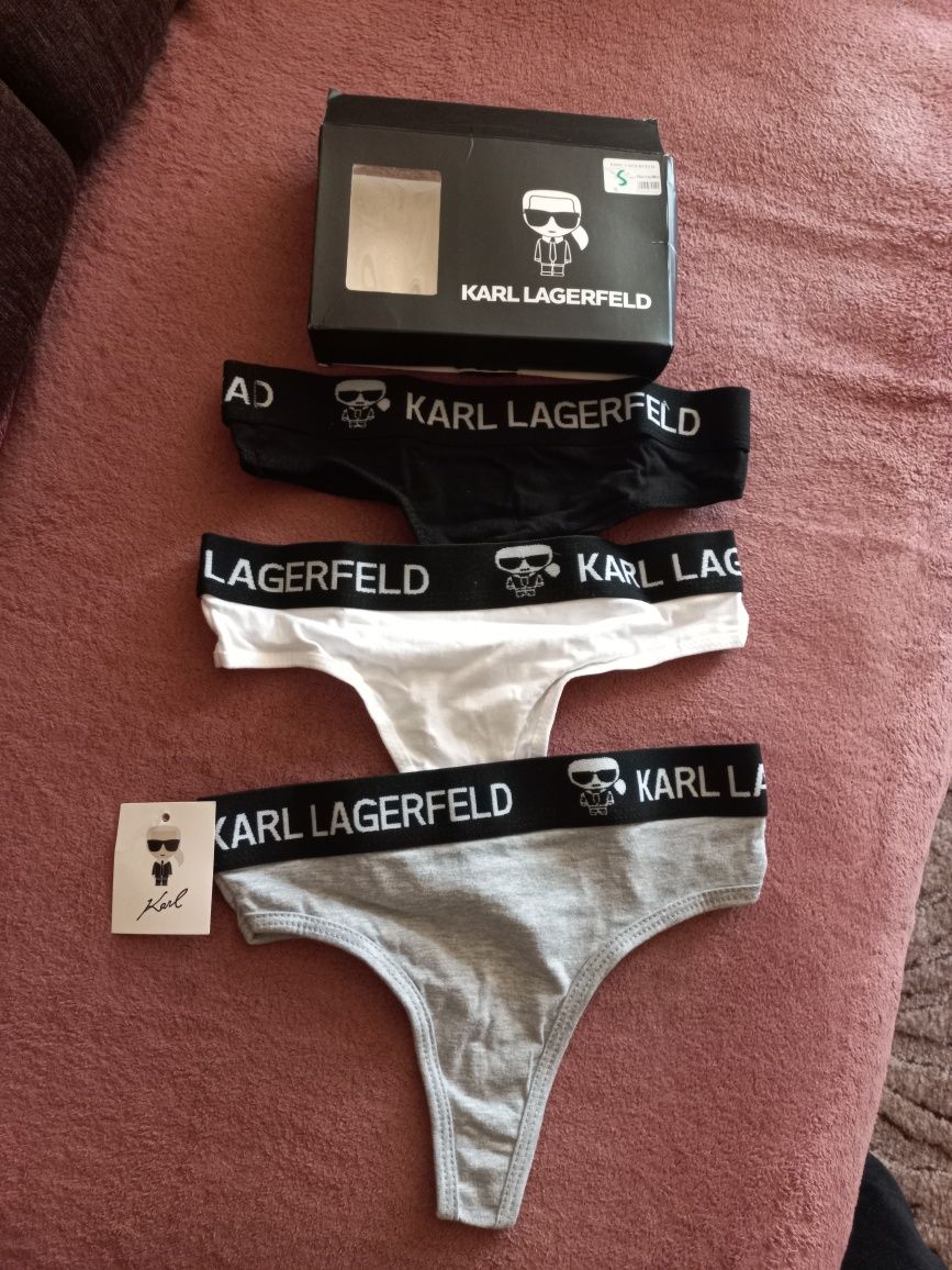 Karl lagerfeld stringi 3 pack xs/s