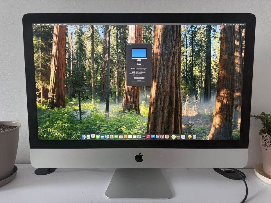 APPLE IMAC 27" A1419 | i5-7500 | AMD PRO | 16GB | 1TB | 5K | Komputer