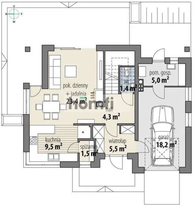 Kameralna inwestycja – 4 domy z garażem!