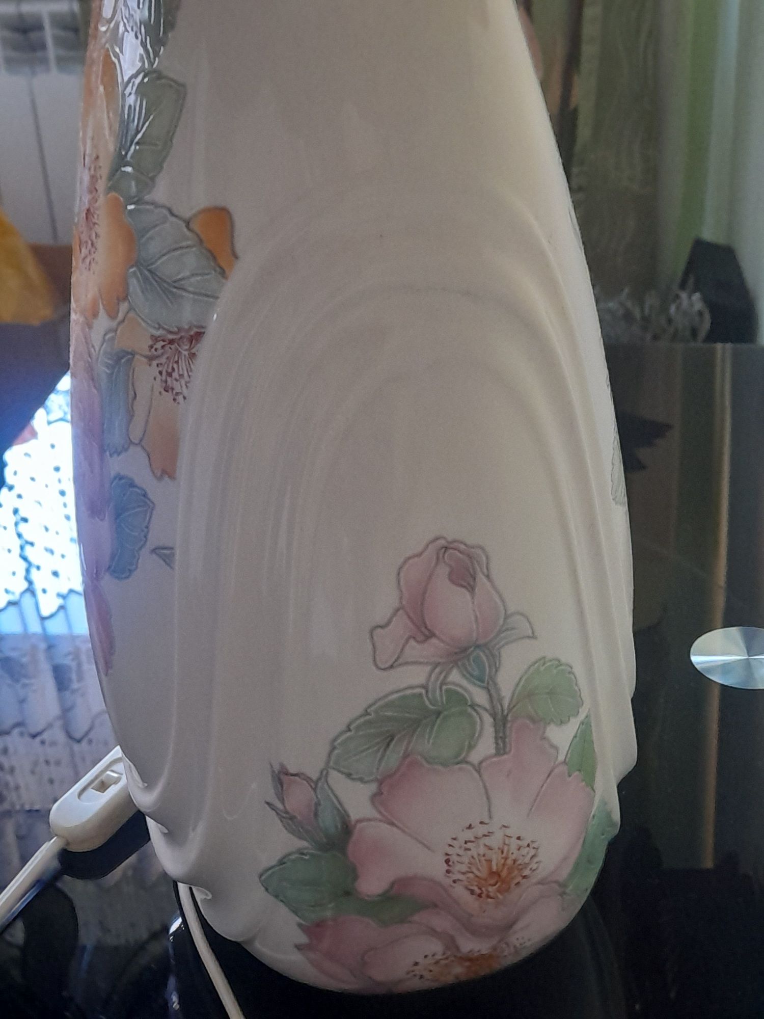 XX wiek piękna lampka nocna porcelana