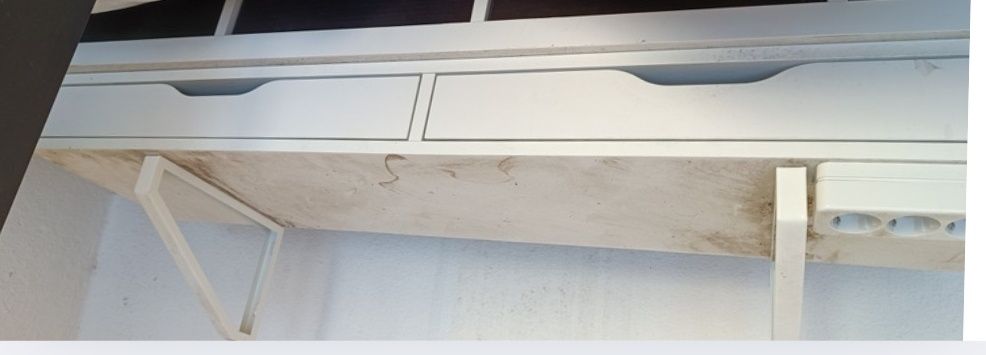 Prateleira brancas com gavetas