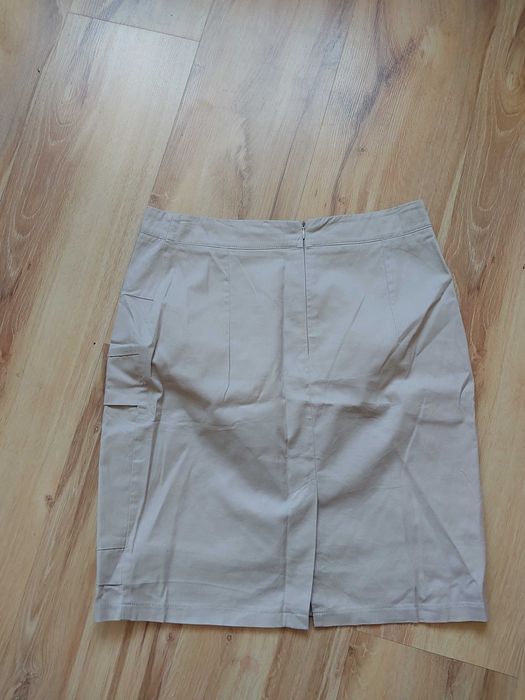 Spódnica mini 38 M beżowa