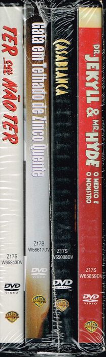 Caixa com 4 DVDs de Filmes Clássicos Essenciais - NOVOS! SELADOS!