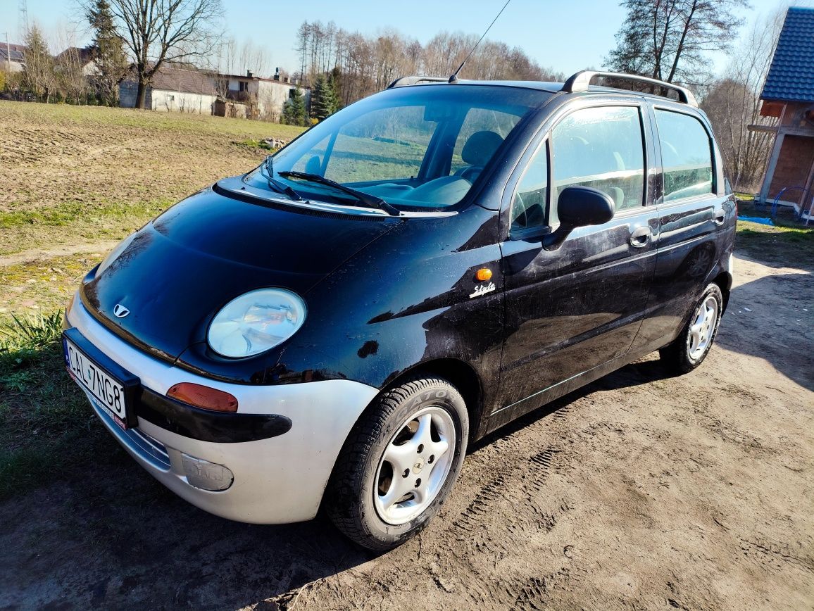 Daewoo Matiz 2001 rok - niski przebieg - bez rdzy