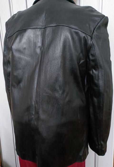 Кожаный пиджак куртка р.48-50 натуральная кожа