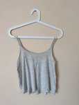 Divided h&m crop top na ramiączkach krótki 100% wiskoza przewiewny