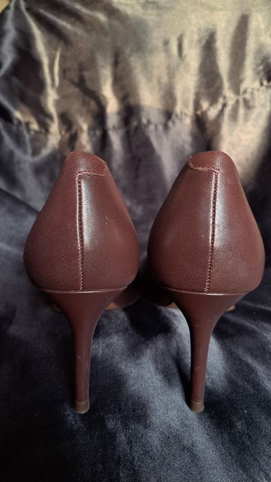 Шкіряні Кожані Туфлі Лодочки NEXT 39 розмір Шоколад